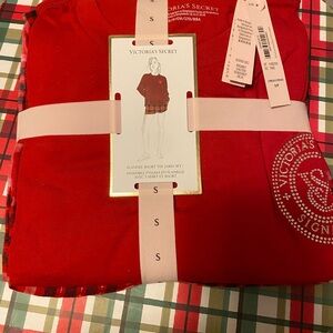 Victoria's Secret Red Flannel Pajama Set